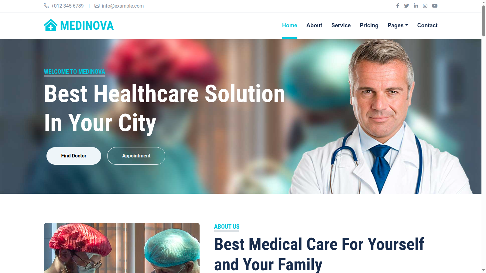 Plantilla para Médicos